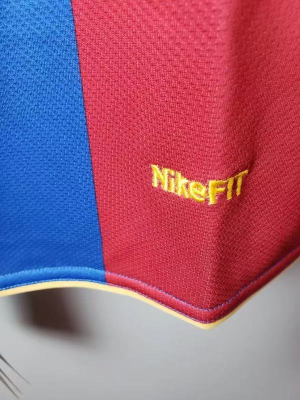 2007/2008 Retro Long Sleeve Barcelona Home Football Shirt 1:1 Thai Quality:football jersey mysite: unitedjerseyfootball 邓江浪:football