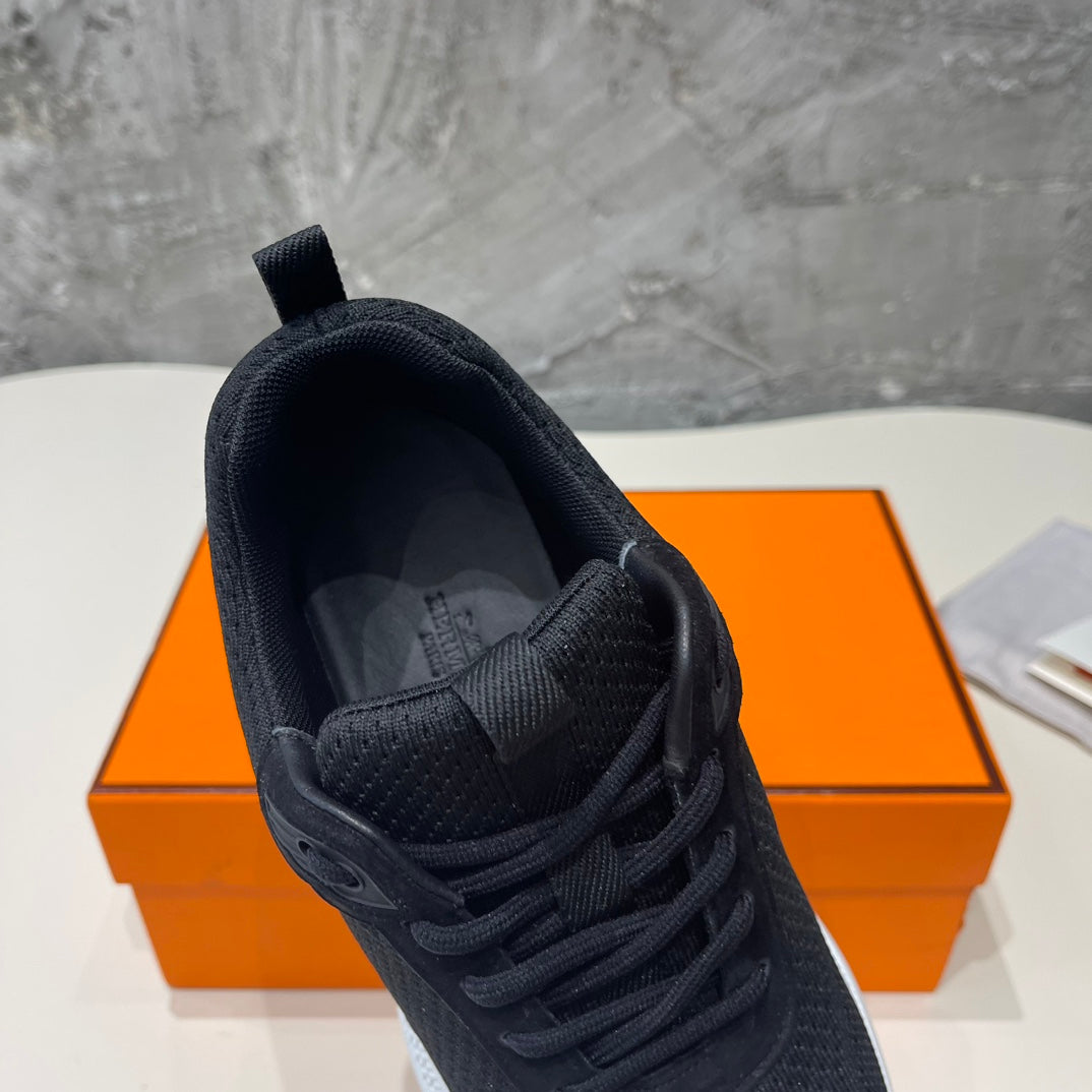 HEROS SNEAKERS BLACK GOATSKIN、mysite、Cacoeks