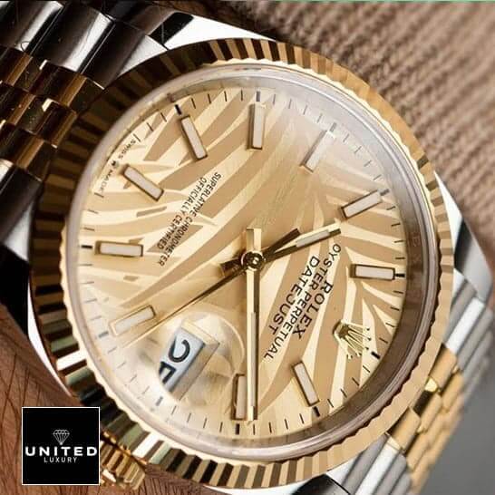 Rolex Datejust 36 126231-0033 Yellow Gold Dial Replica