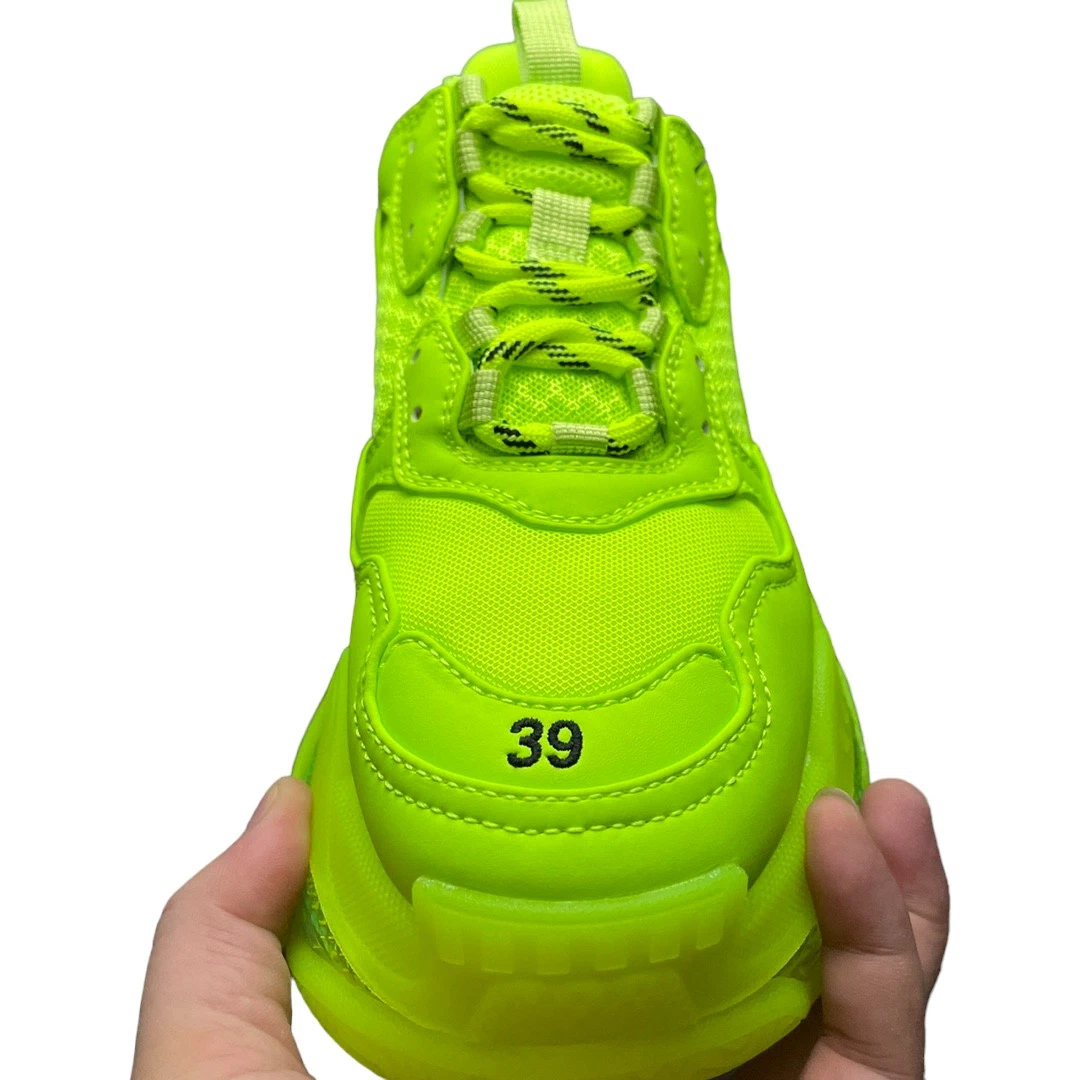 Balenciaga Triple S Sneaker in Fluo Yellow、mysite、Cacoeks