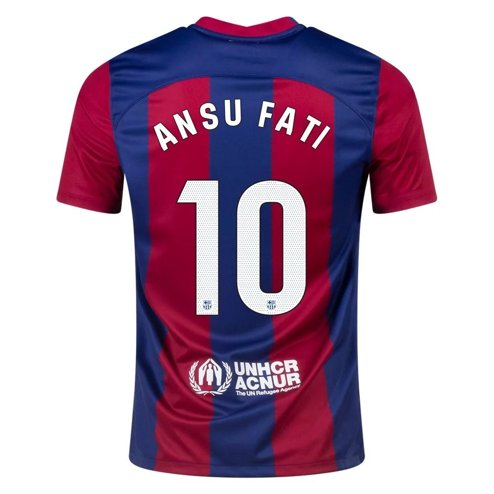23/24 Barcelona #10 Ansu Fati Home Jersey-mysite Custom Football Kit- Nextkits