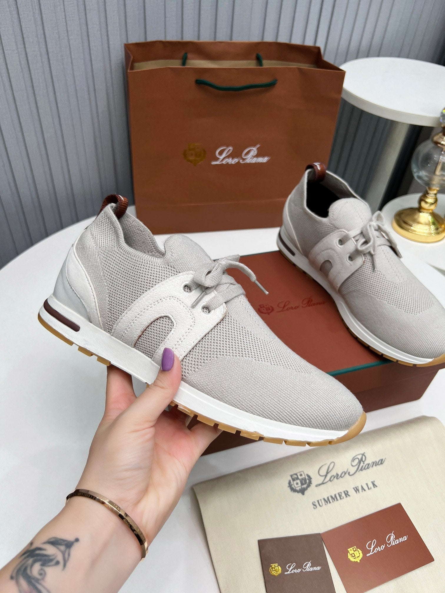 LP 360 FLEXY WALK SNEAKER LIGHT GRAY FABRICS、mysite、Cacoeks