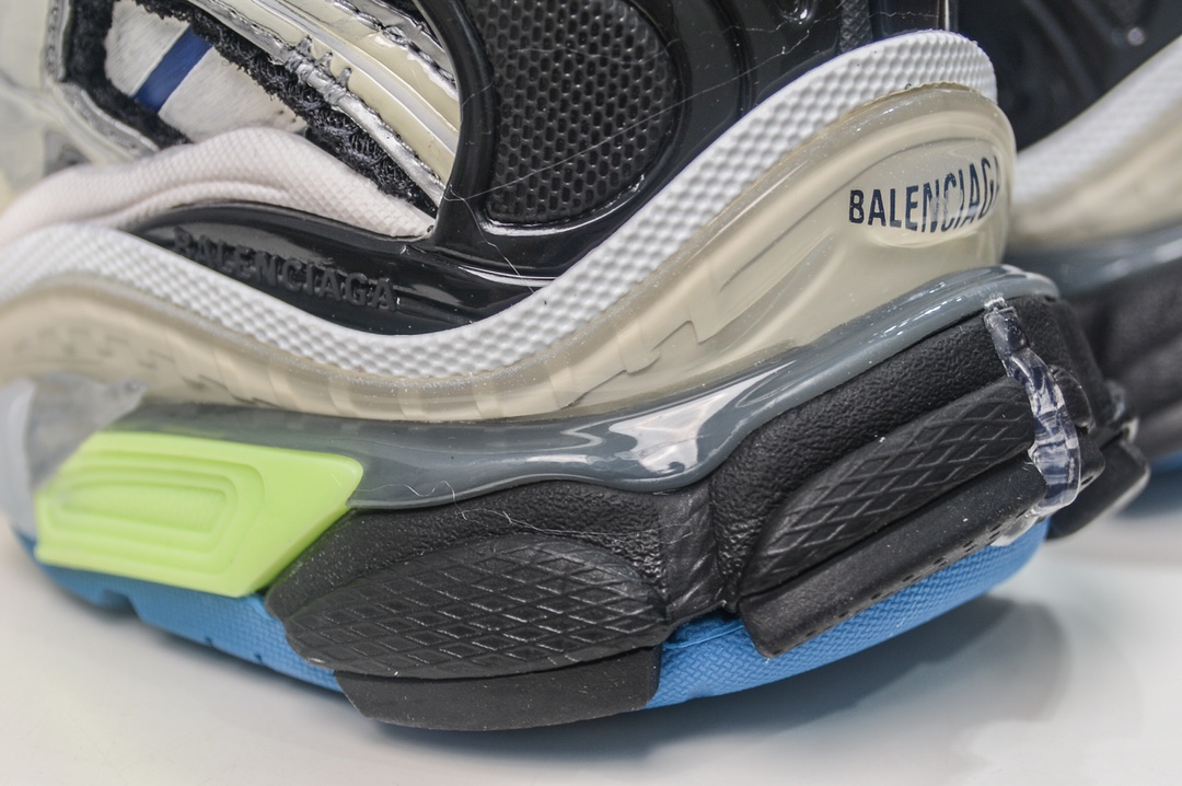Balenciaga Runner Trainer in Black Blue、mysite、Cacoeks