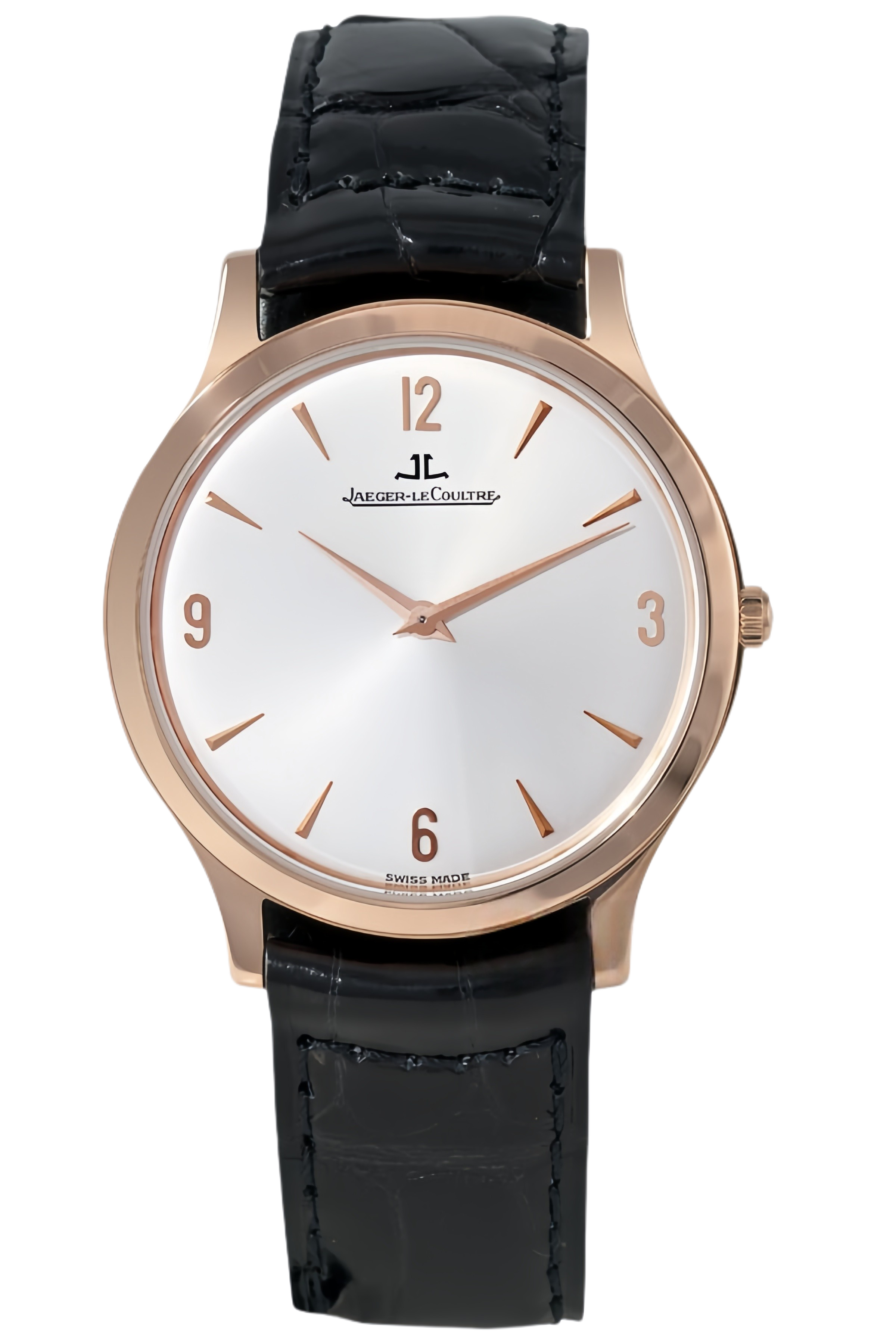 Jaeger-LeCoultre Master Ultra Thin Réserve de Marche Ref. Q1452504 Super Clone Watch – Silver Dial Rose Gold Case Power Reserve Display Fake Replica