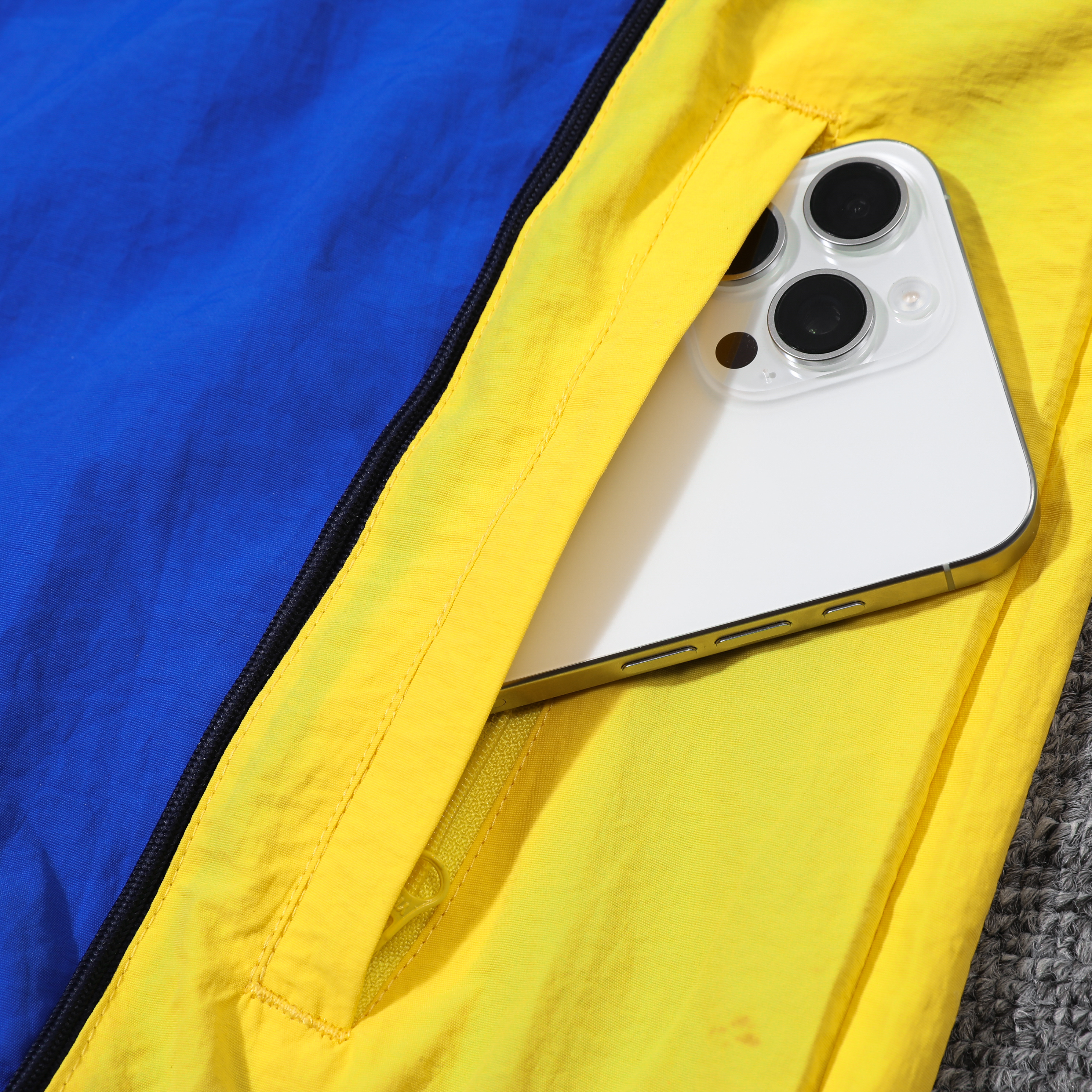 Higojerseys-Boca Juniors 24-25 Blue Throwback Windbreaker Suit - Jackets & Pants