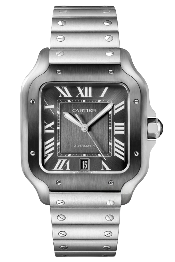 Cartier Santos Ref. WSSA0037 Super Clone Watch – Silver Dial Stainless Steel Fake Replica