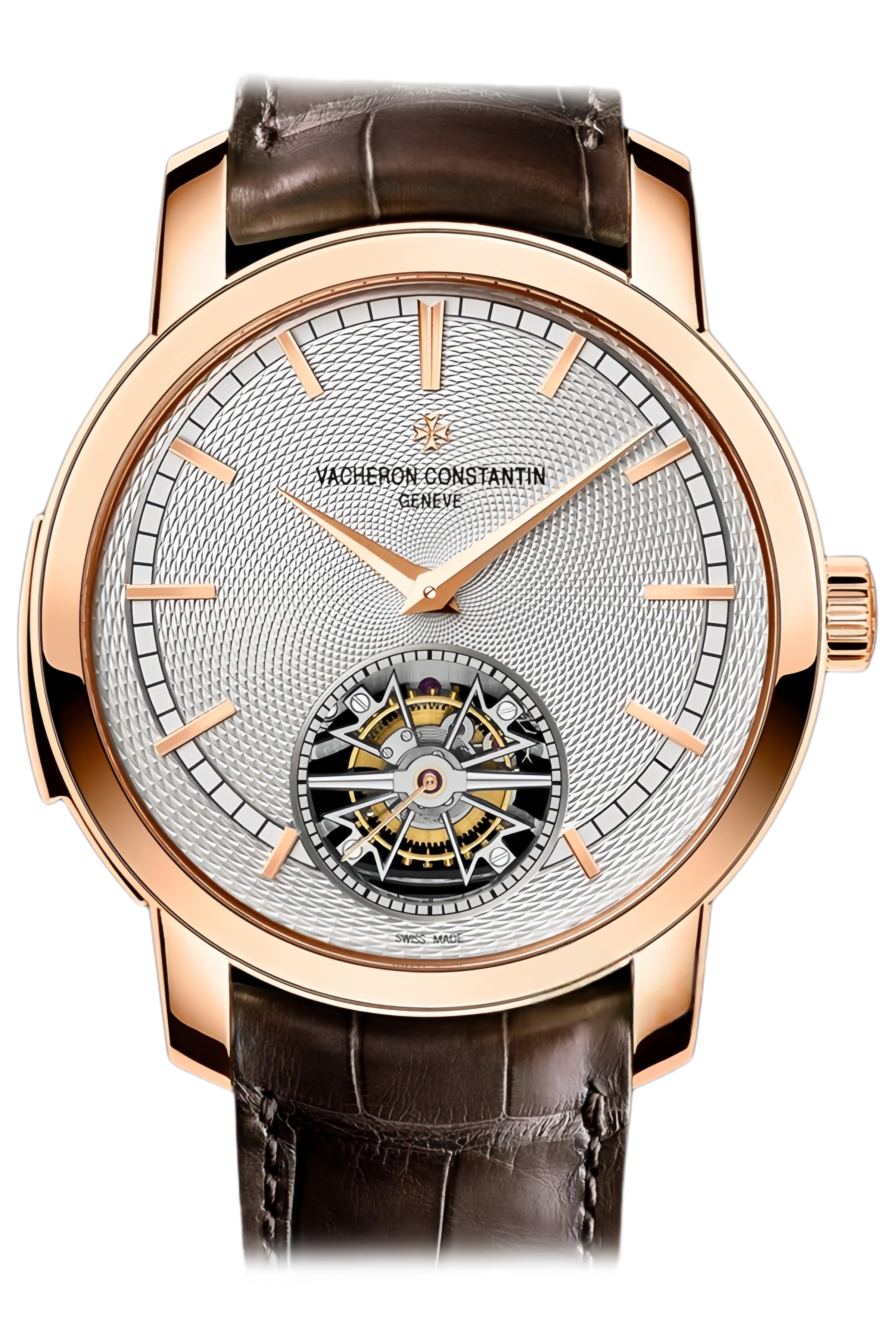 Vacheron Constantin Traditionnelle Ref. 6500T/000R-B324 Super Clone Watch – Rose Gold Case Openworked Tourbillon Replica