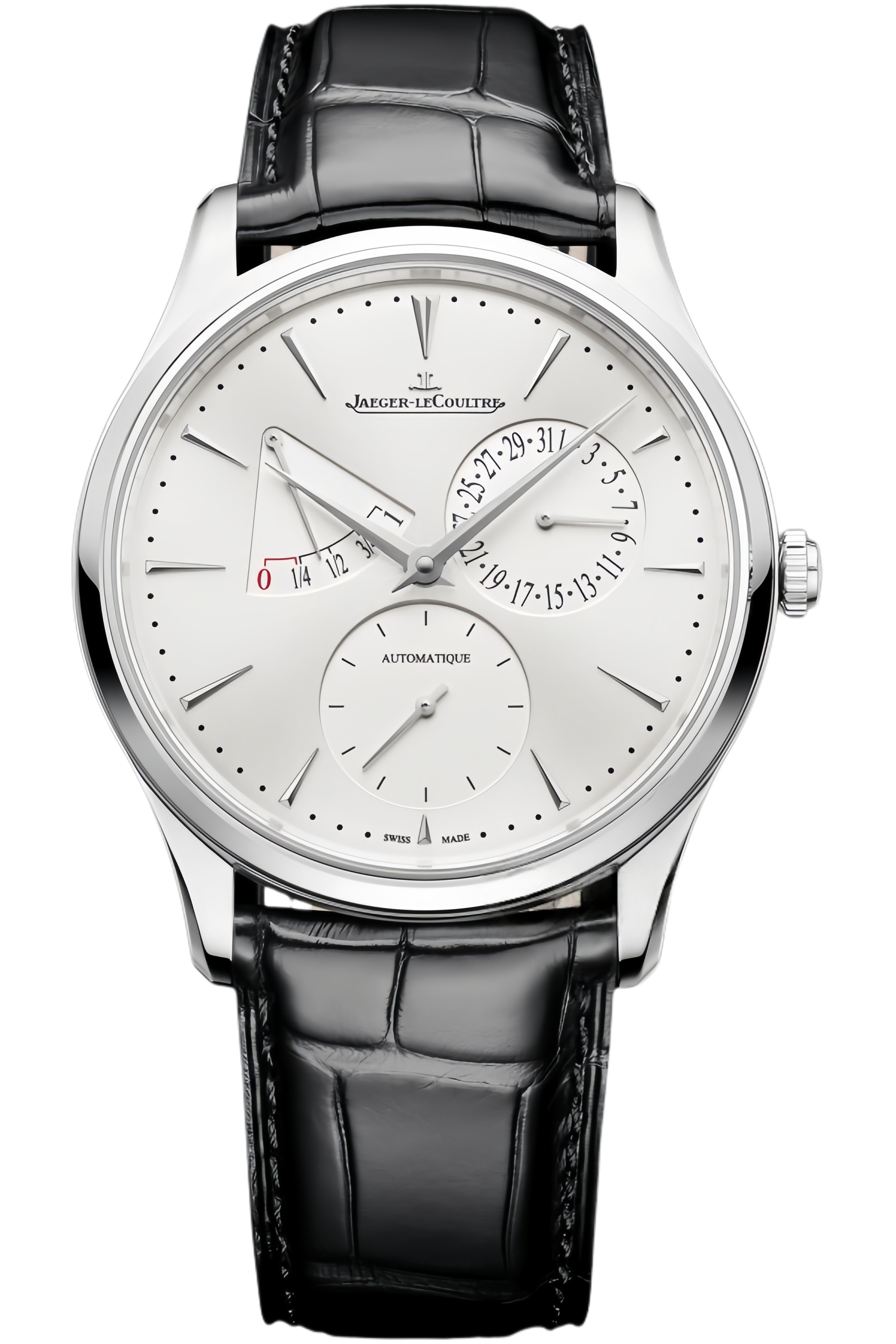 Jaeger-LeCoultre Master Ultra Thin Ref. Q1378421 Super Clone Watch – Silver Dial Rose Gold Case Black Leather Strap Replica