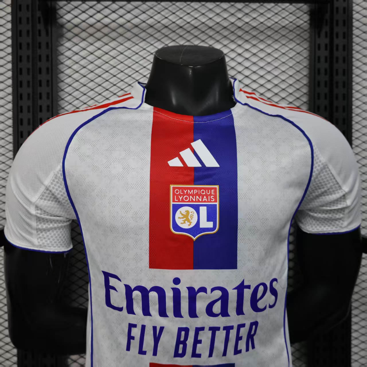 2025/2026 Player Version Lyonnais Home Football Shirt 1:1 Thai Quality:football jersey mysite: unitedjerseyfootball 邓江浪:football
