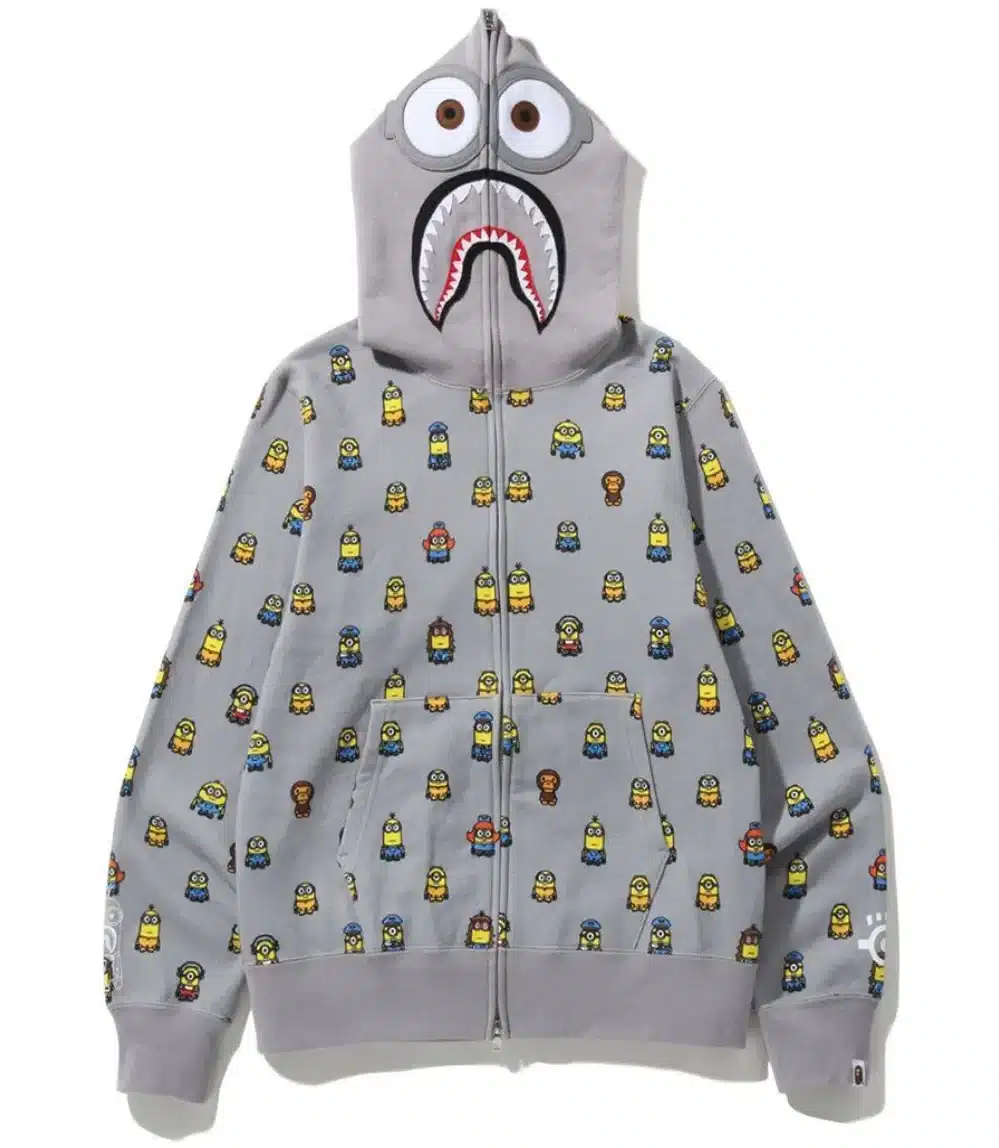 BAPE Shark x Minions Hoodie、mysite、Cacoeks