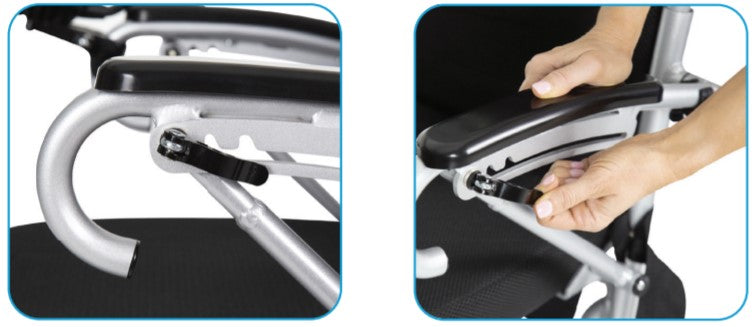 Vive Health Power Wheelchair Lightweight Durable Frame View