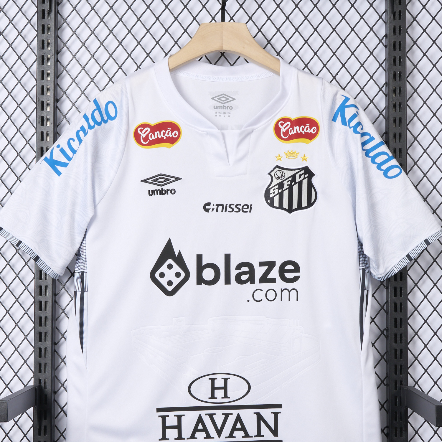 foot-Santos 25-26 Home Jersey With Sponsors - Fans Version