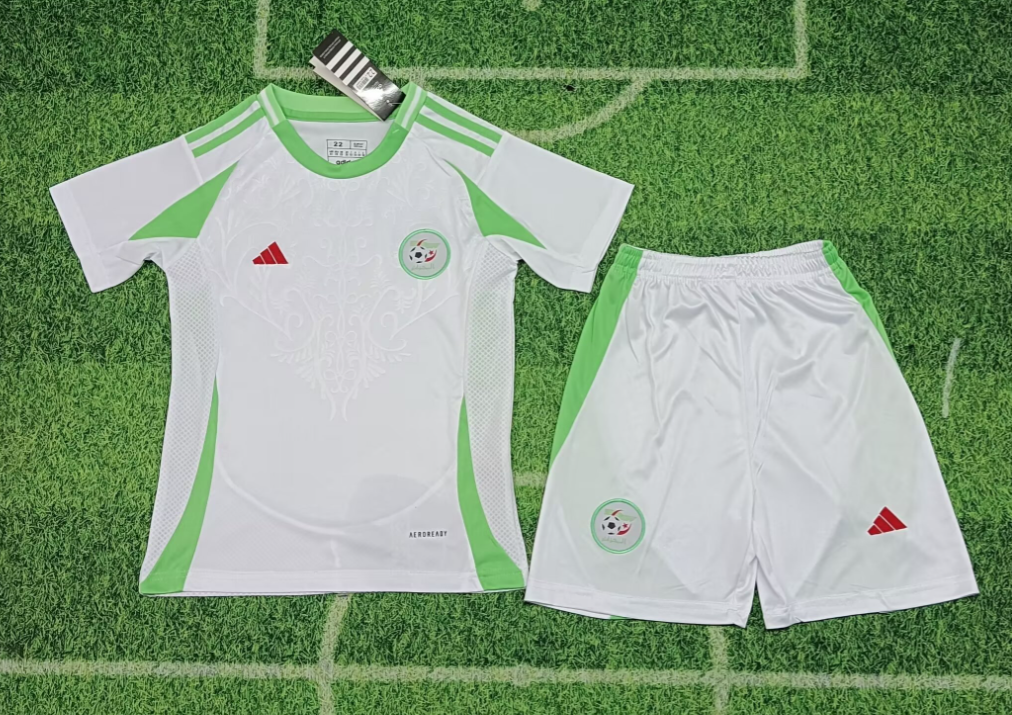 24/25 Algeria Home Football Shirt Kids Size Suit-mysite Custom Football Kit- Nextkits