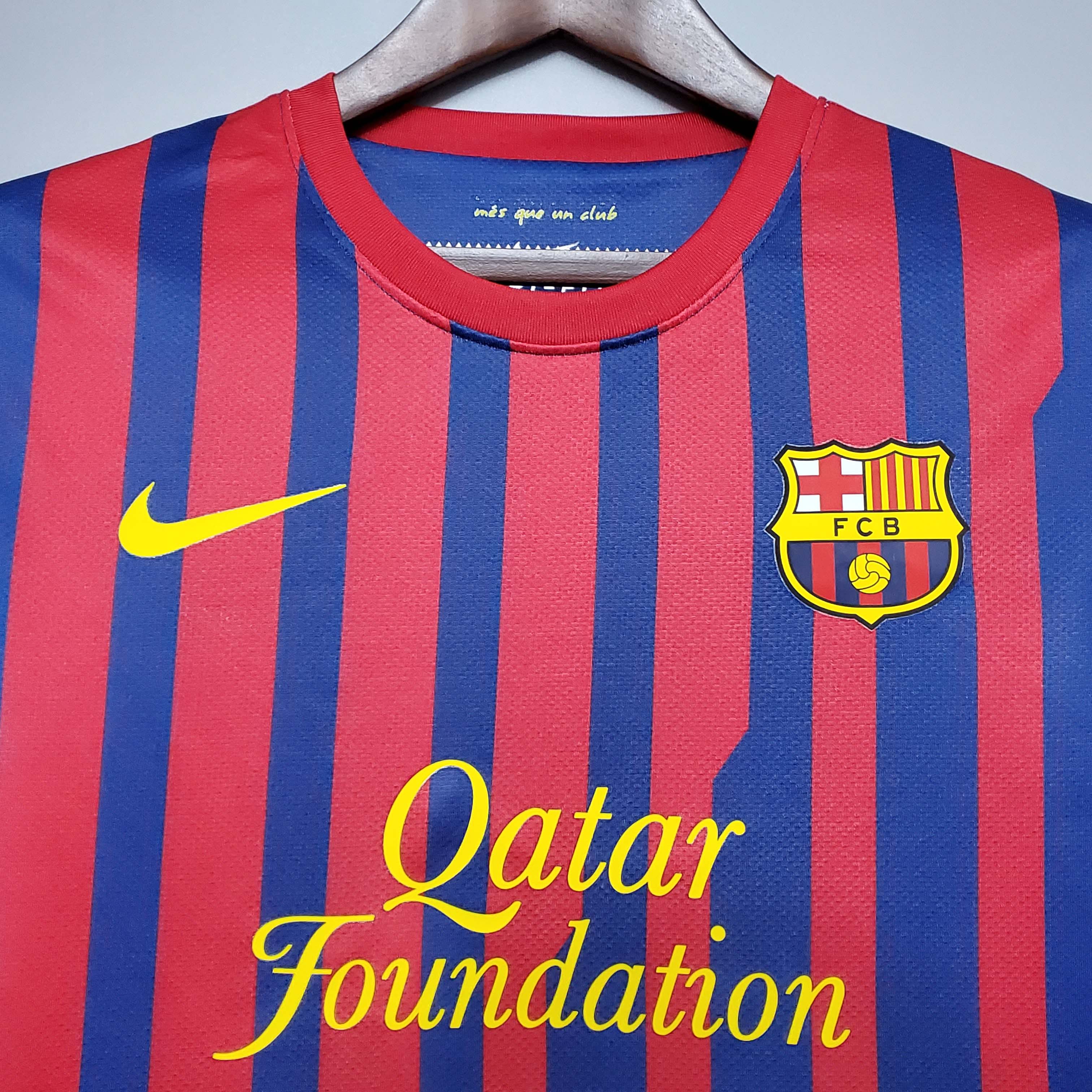 2011/2012 Retro Barcelona Home Football Shirt 1:1 Thai Quality:football jersey mysite: unitedjerseyfootball 邓江浪:football