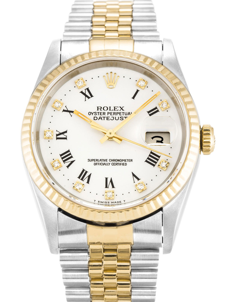 Replica Rolex Datejust 36mm White Dial 16233-fasswatch