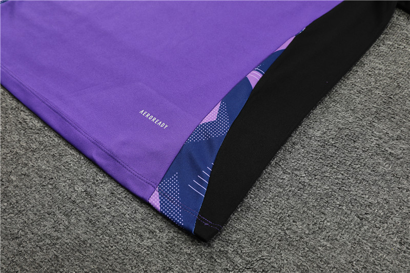 ManixJersey.com | Germany 2024 Long Sleeve Training Set - Purple With Black -Customize Name, Number and Patch | Worldwide Shipping