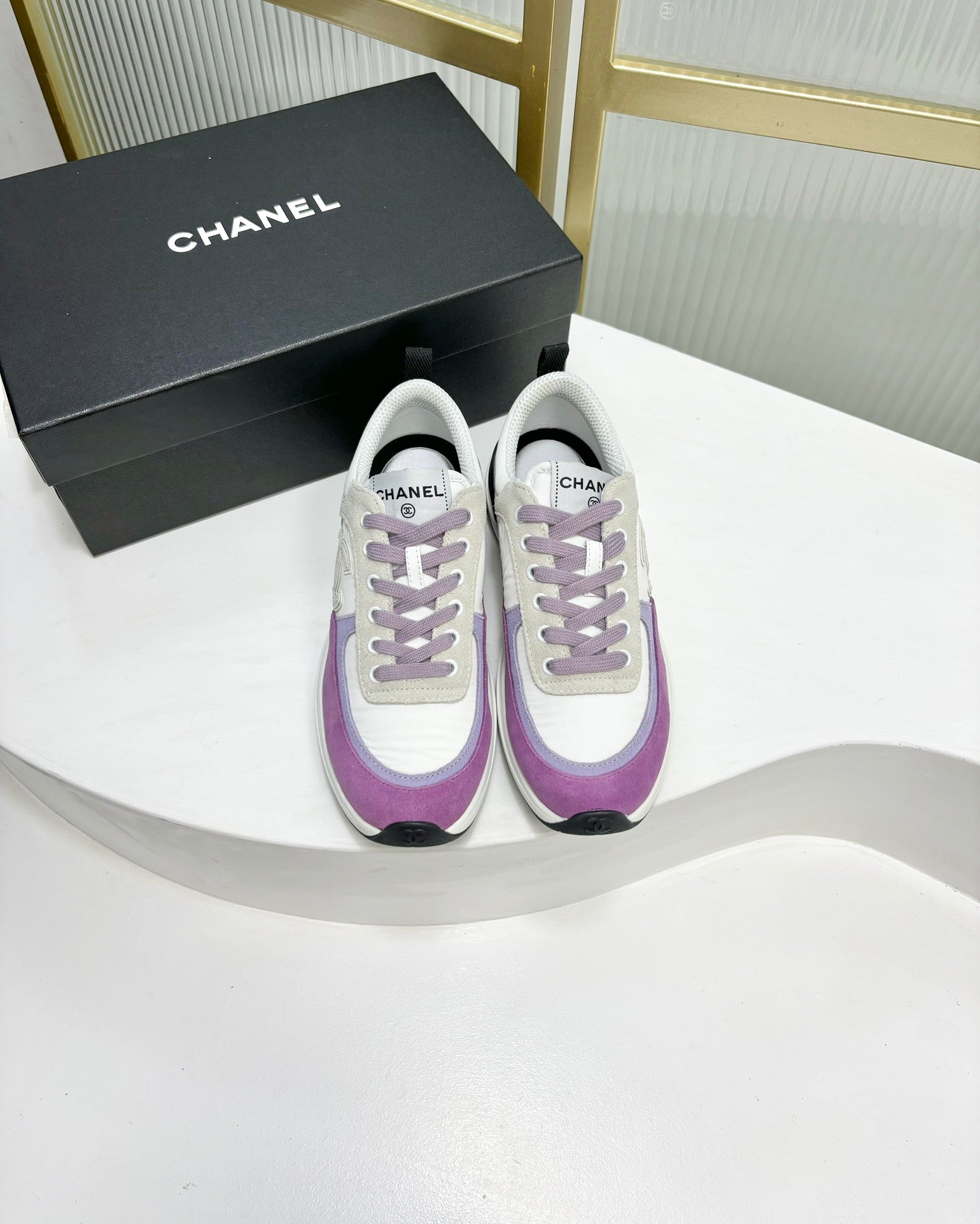 SNEAKER IN VIOLET MIX GREY SUEDE、mysite、Cacoeks