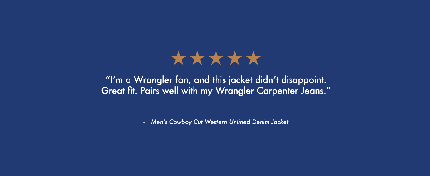 Cowboy cuts for jean jackets that don't disappoint.
