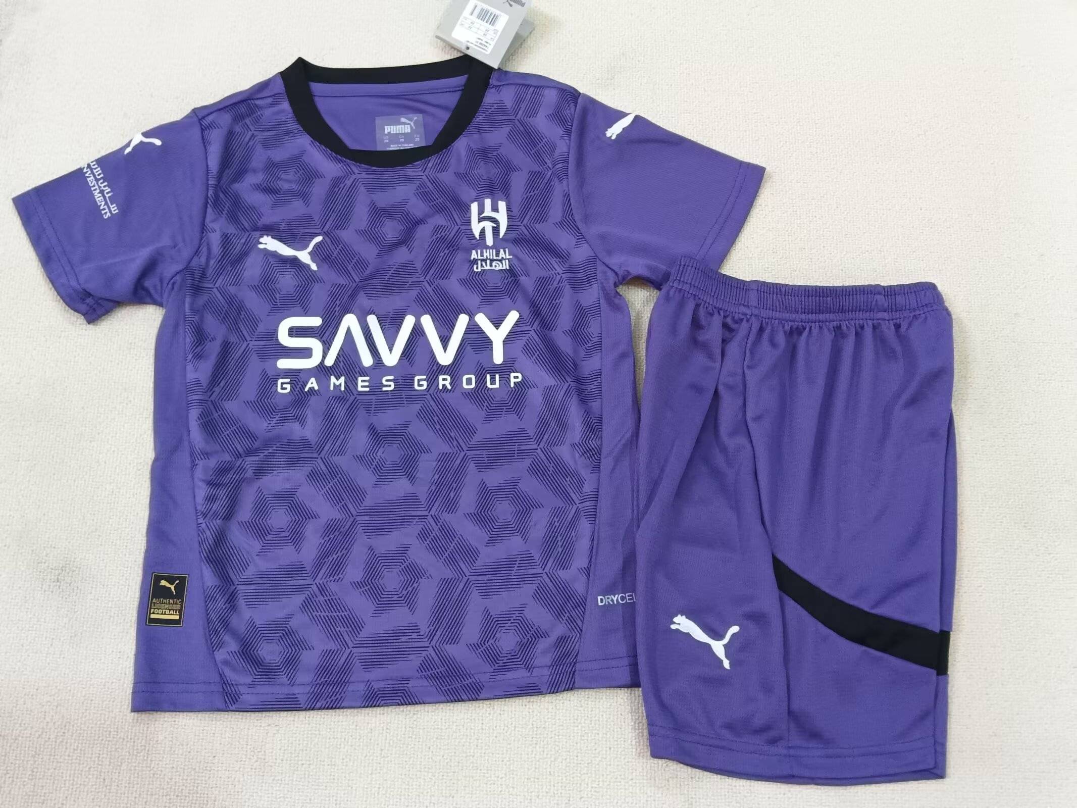 24/25 Riyadh Crescent Second Away Kids Size Suit-mysite Custom Football Kit- Nextkits