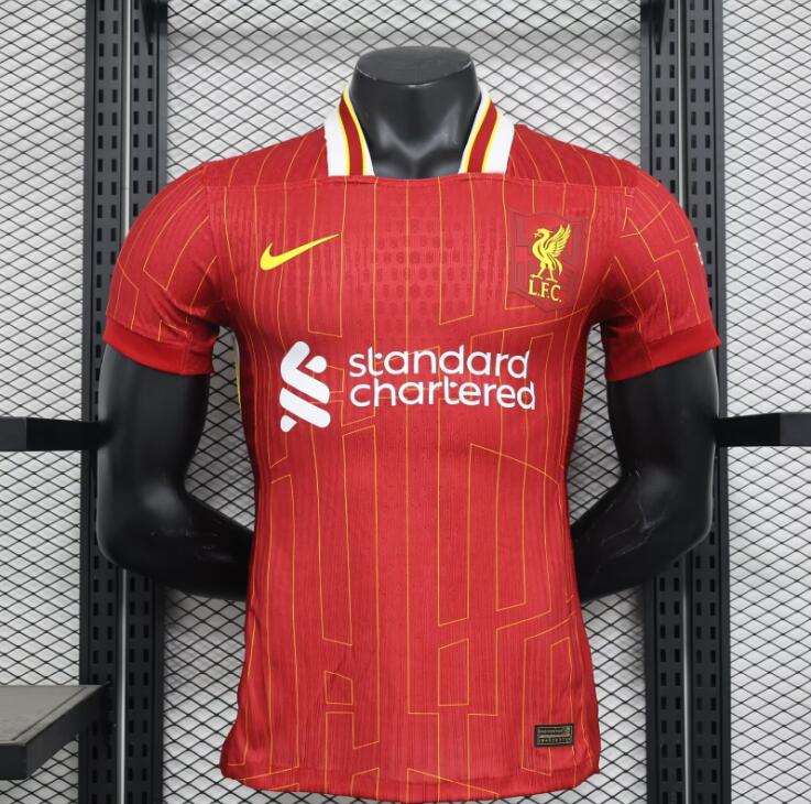 2024/2025 Player Version Liverpool Home Football Shirt-mysite Custom Football Kit- Nextkits