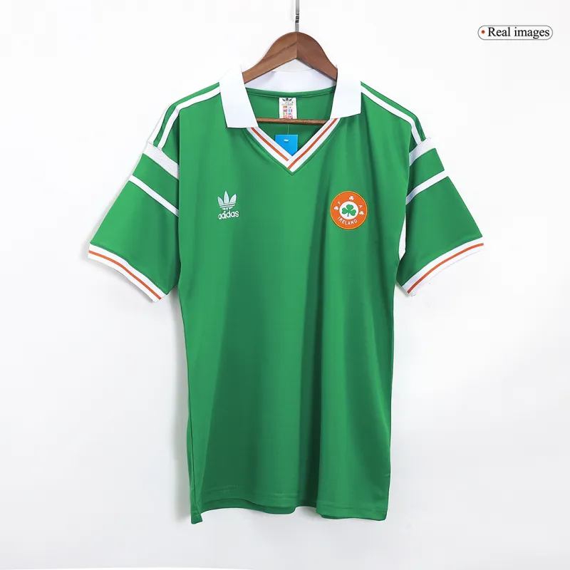 1988 Ireland Home soccer jersey-Retro version: Ajax 24-25 Home Stadium Jersey - Fans Version mysite: Adidas luxuryfootballshirts.com: https://www.luxuryfootballshirts.com/