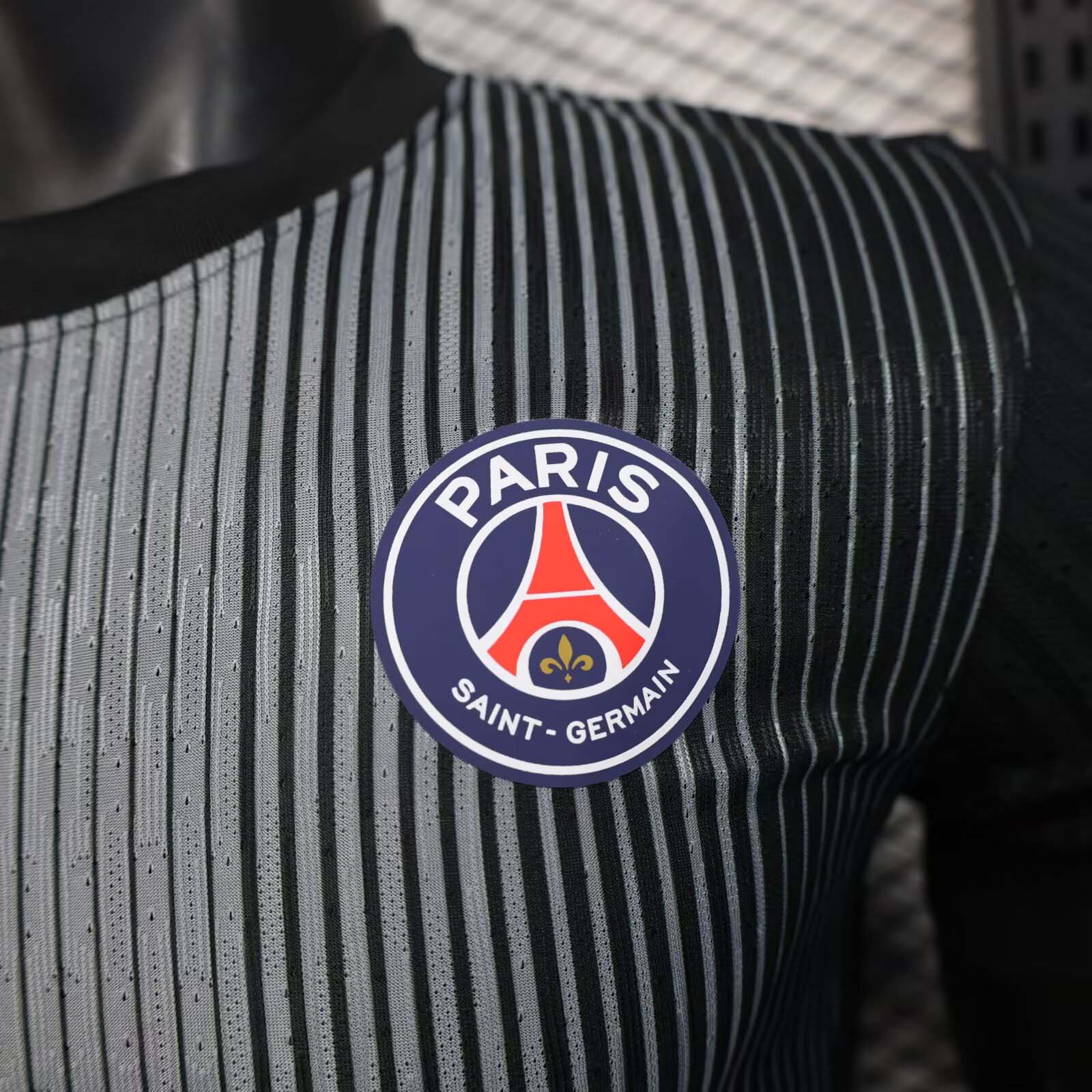 2025/2026 Player Version Psg Paris Saint-Germain Goalkeeper Black Football Shirt 1:1 Thai Quality:football jersey mysite: unitedjerseyfootball 邓江浪:football
