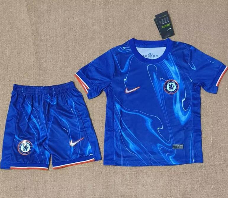 2024/2025 Chelsea Home Football Jersey Kids Size Suit-mysite Custom Football Kit- Nextkits
