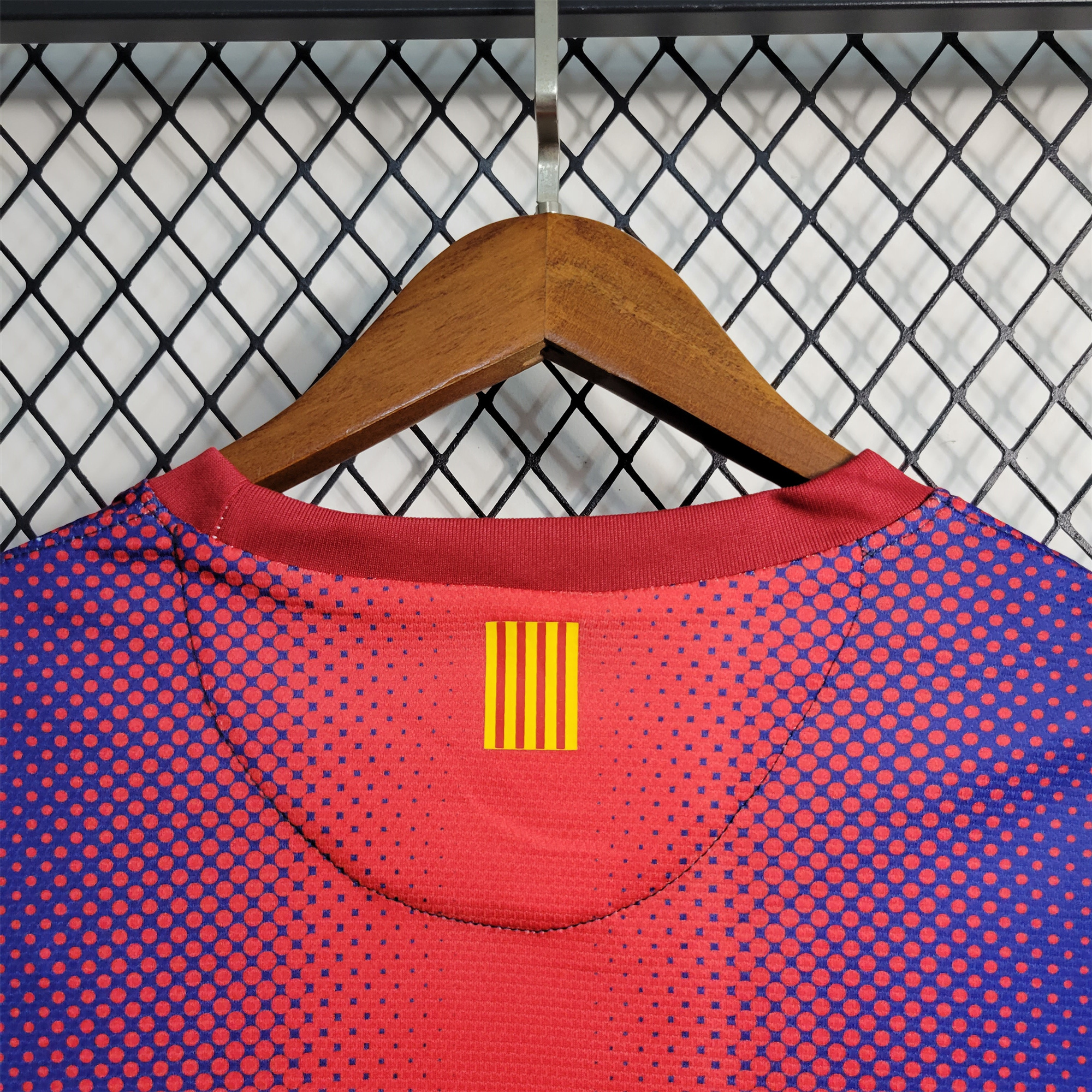 ManixJersey.com | Retro Barcelona 12-13 Home Stadium Long Sleeve Jersey -Customize Name, Number and Patch | Worldwide Shipping