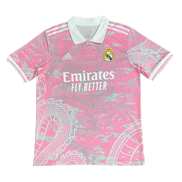 23/24 Real Madrid Pink Fan Version Football Shirt Kids Size Suit-mysite Custom Football Kit- Nextkits