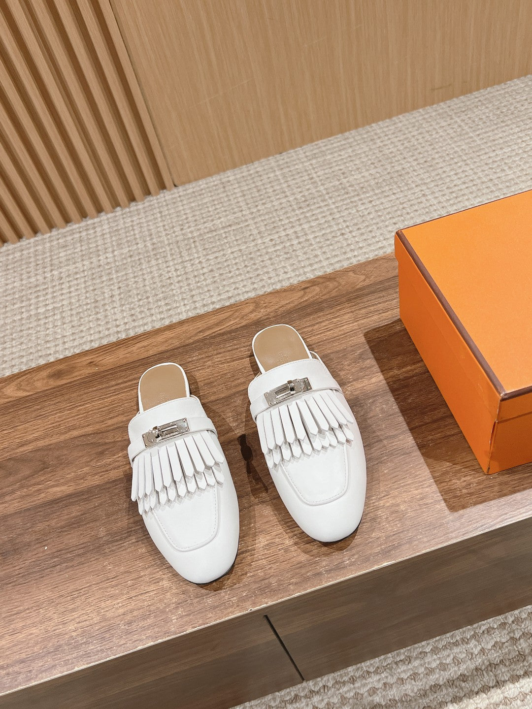 0Z Mule Fringed White、mysite、Cacoeks