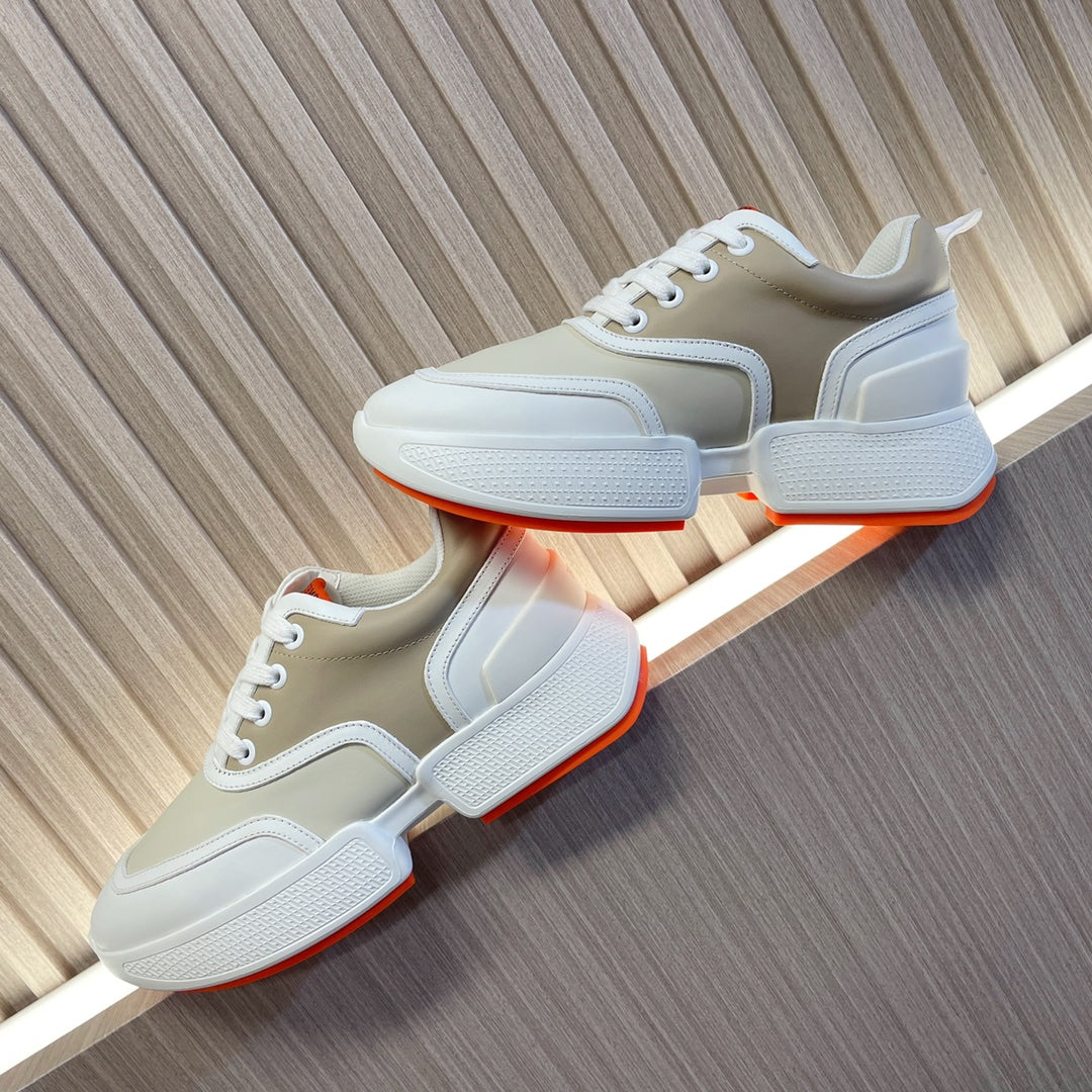 GIGA SNEAKER BEIGE MIX WHITE CALFSKIN、mysite、Cacoeks