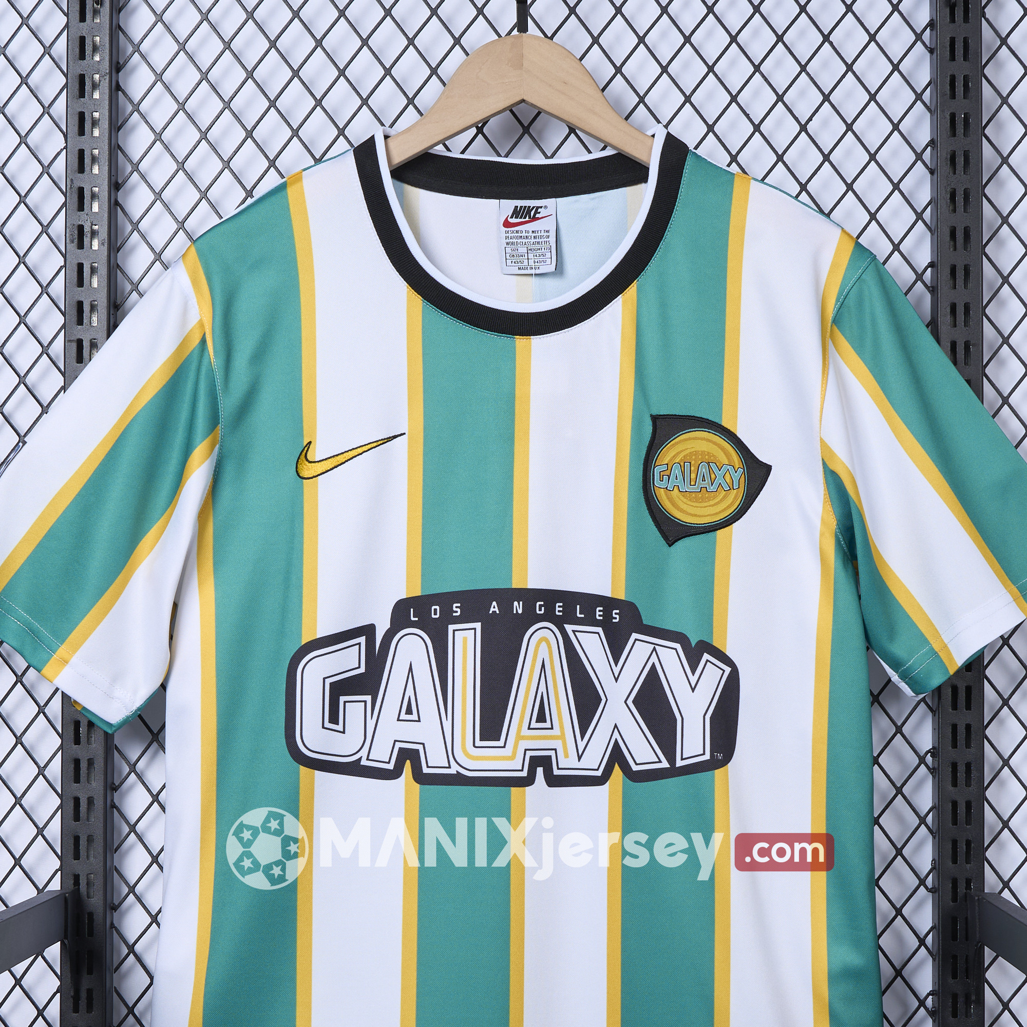 ManixJersey.com | Retro La Galaxy 1997 Home Jersey -Customize Name, Number and Patch | Worldwide Shipping