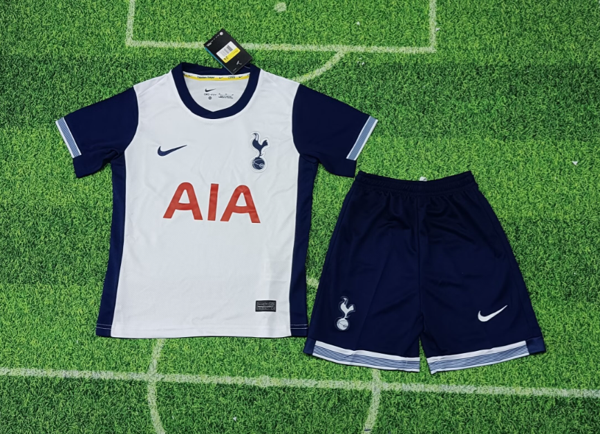 24/25 Tottenham Hotspur Home Football Shirt Kids Size Suit-mysite Custom Football Kit- Nextkits