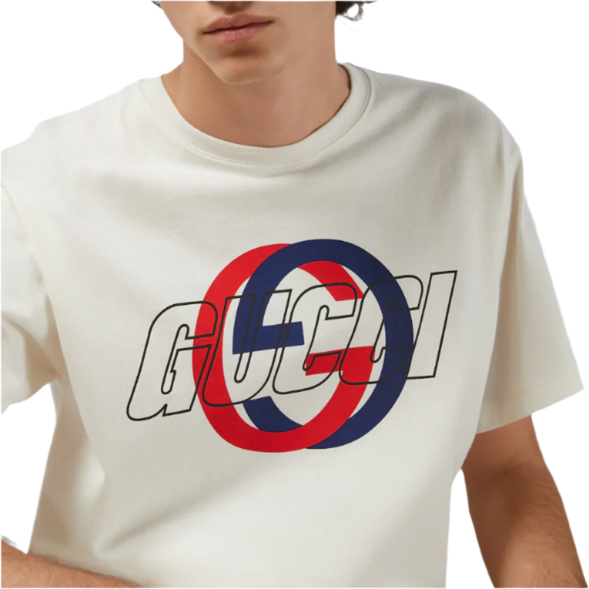 Gucci Cotton Jersey Printed T-Shirt ‘Off White’、mysite、Cacoeks