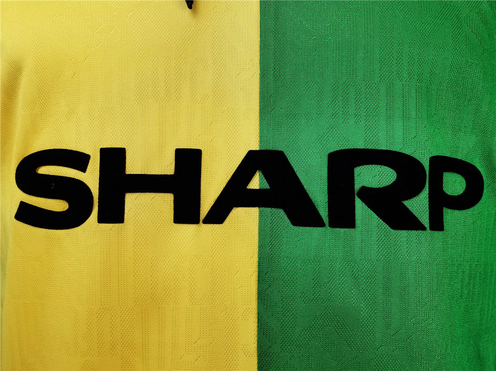 GlobeJersey-Retro Manchester United 92-94 Third Away Long Sleeve Jersey