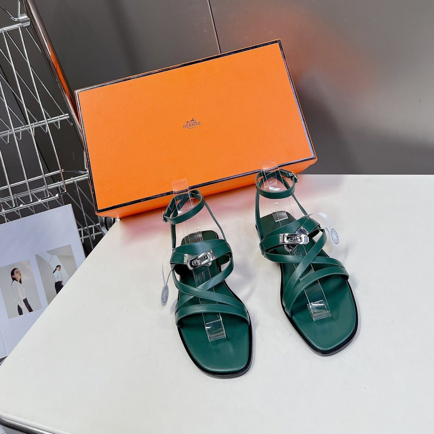 JUNE SANDAL COBALT CALFSKIN、mysite、Cacoeks