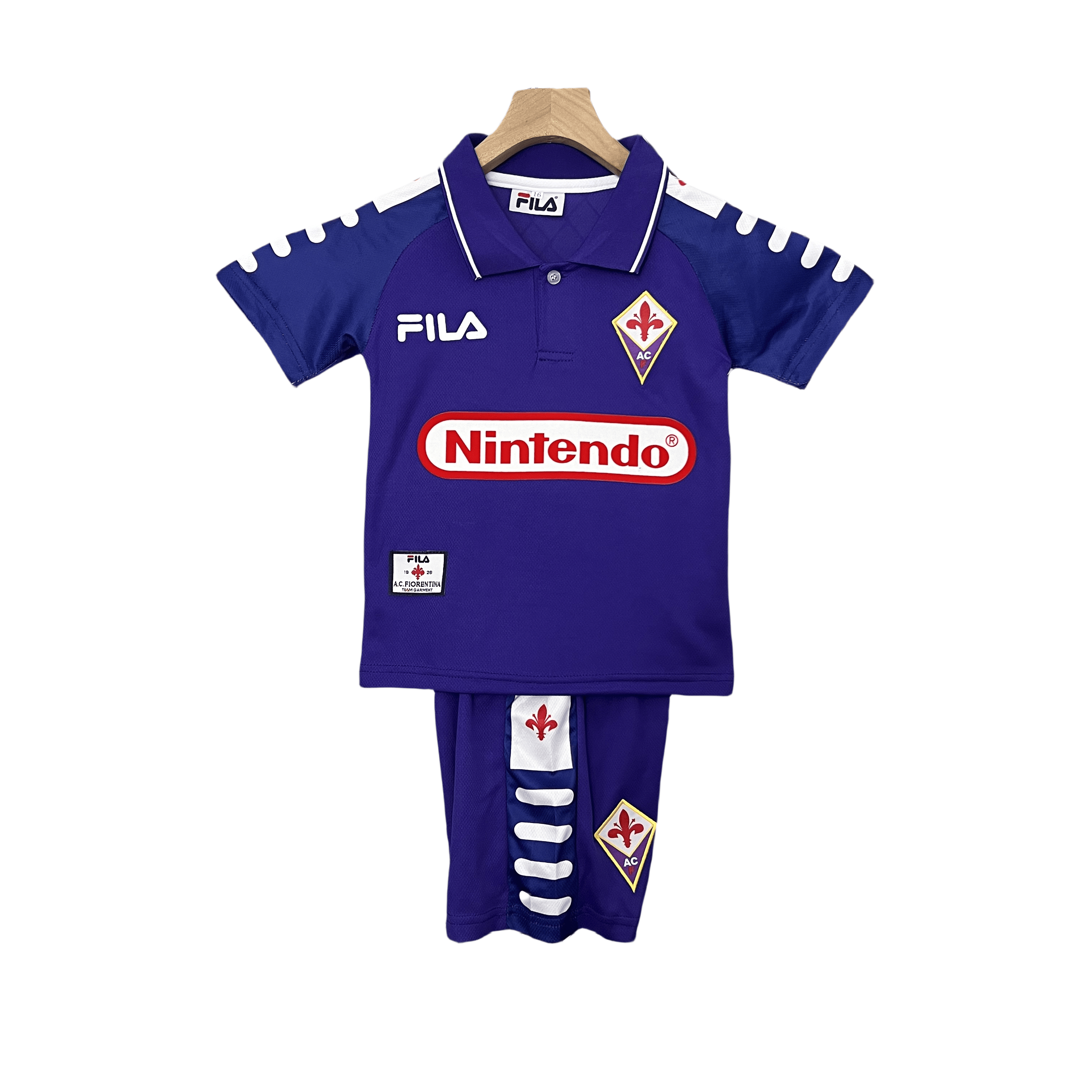 98-99 kids kit Fiorentina home soccer jersey-Retro version: Ajax 24-25 Home Stadium Jersey - Fans Version mysite: Adidas luxuryfootballshirts.com: https://www.luxuryfootballshirts.com/