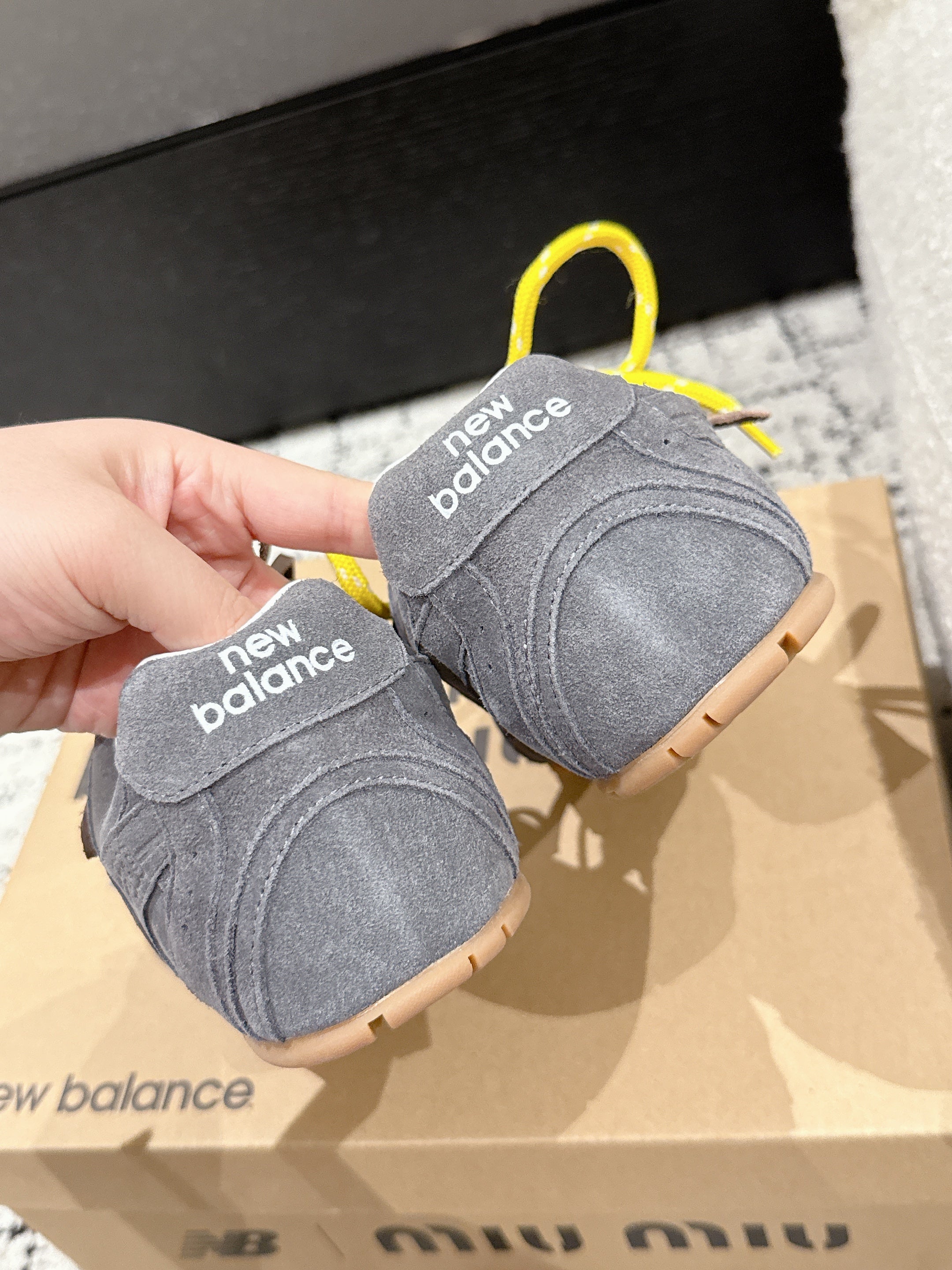 MM x NB SNEAKER IN GREY SUEDE、mysite、Cacoeks