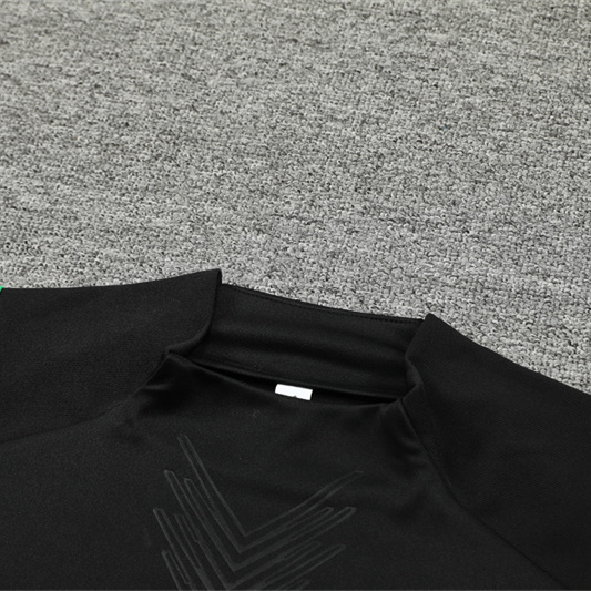 Higojerseys-Arsenal 24-25 Long Sleeve Training Set - Player Version - Black