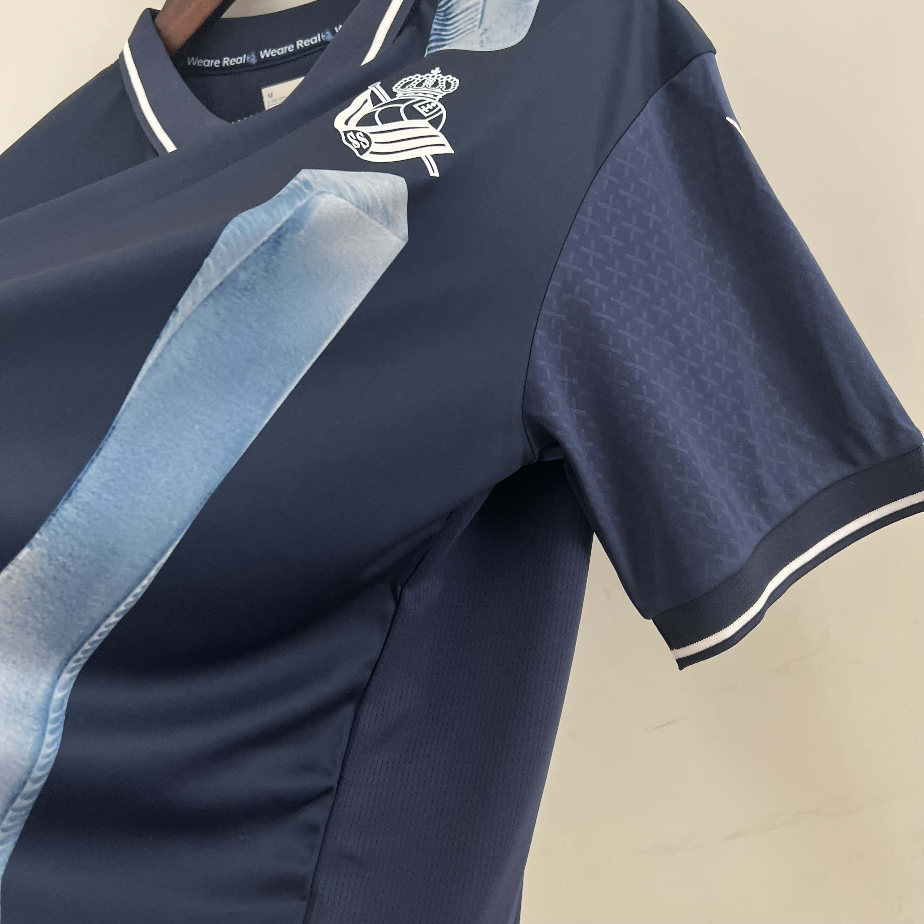 2023/2024 Real Sociedad Away Football Shirt:football jersey mysite: unitedjerseyfootball 邓江浪:football
