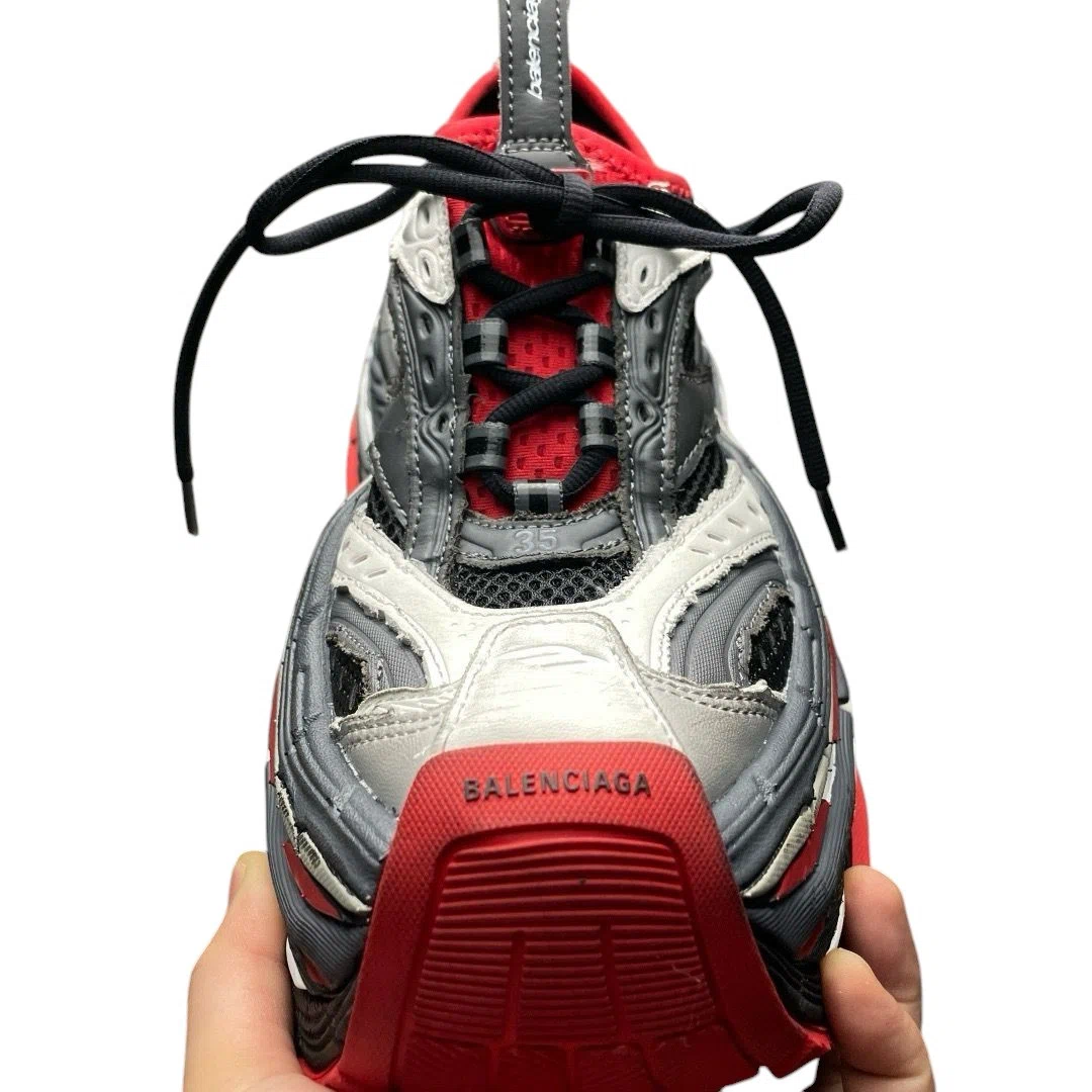 Balenciaga Platform Sneaker in Red Black、mysite、Cacoeks