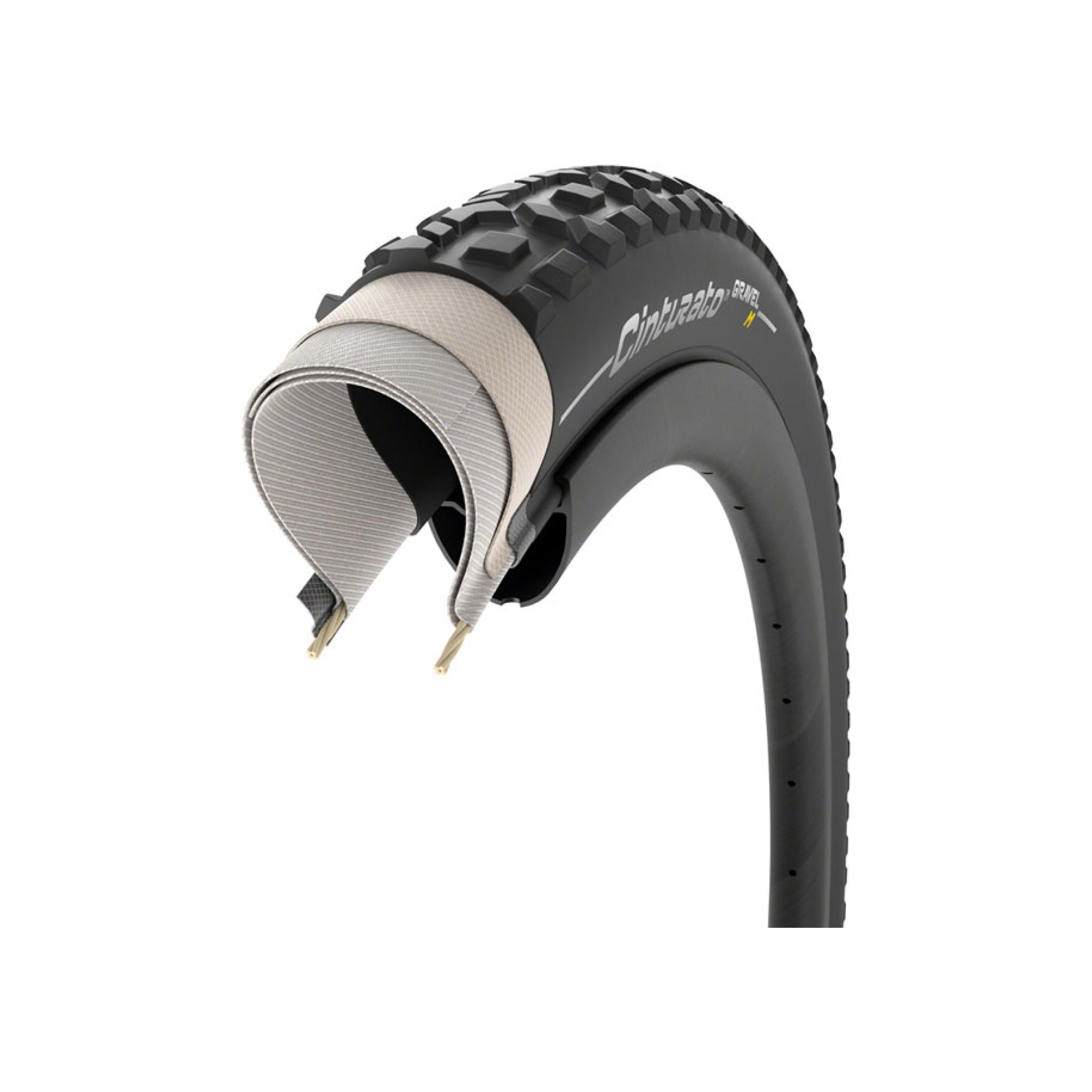 Gravel/Road - Pirelli Cinturato Gravel M Tire - 700 x 35, Tubeless, Folding - Babymaker II、mySite、bearsvspackers