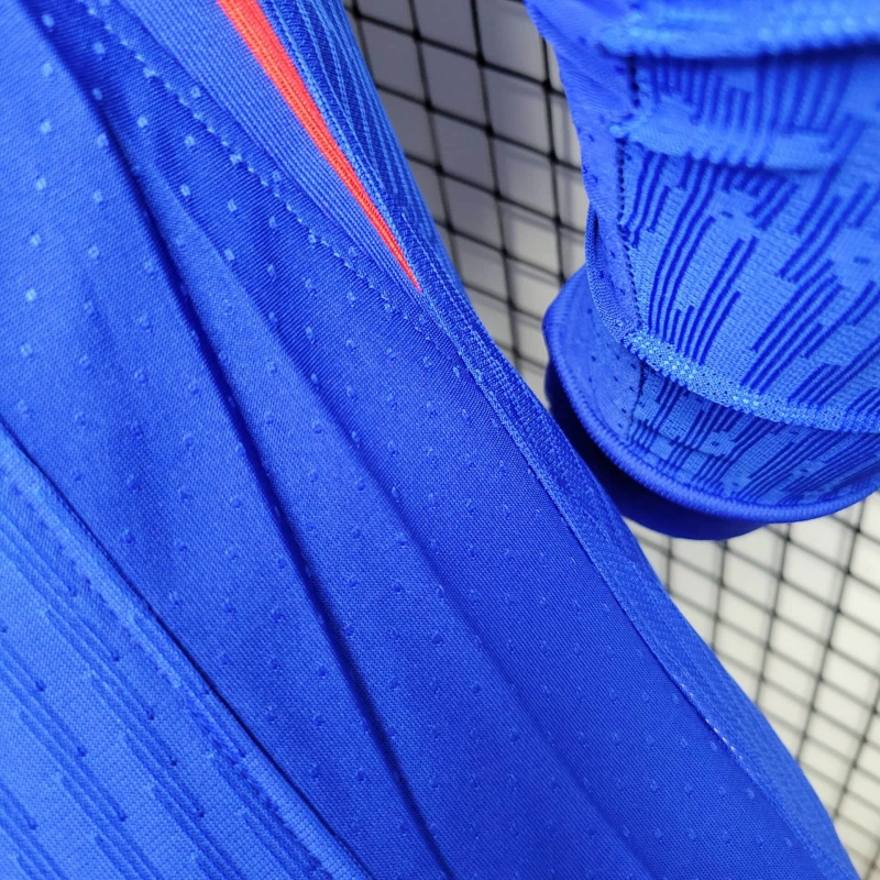 GlobeJersey-France 2024 Home Long Sleeve Jersey - Player Version