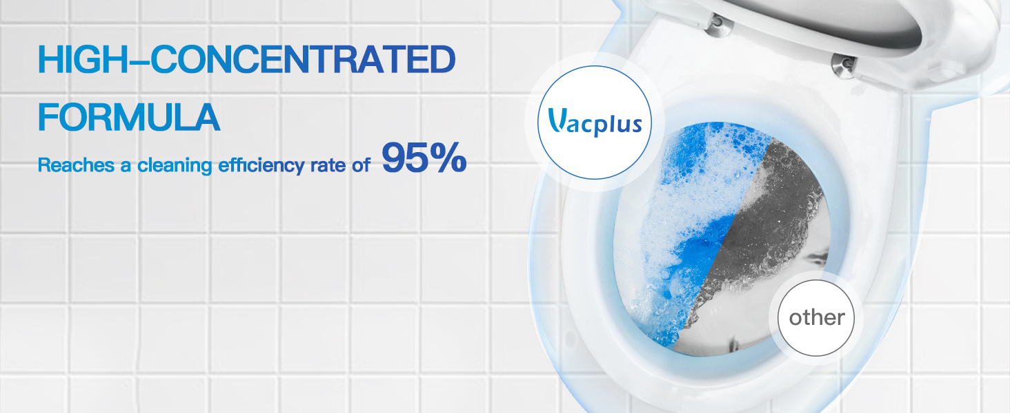 Vacplus Automatic Toilet Bowl Cleaner Tablets