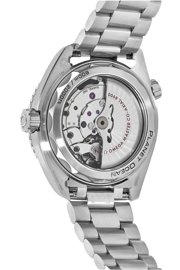 Omega Planet Ocean Ref. 215.30.44.21.04.001 Super Clone Watch – White Dial Stainless Steel Bracelet Fake Replica