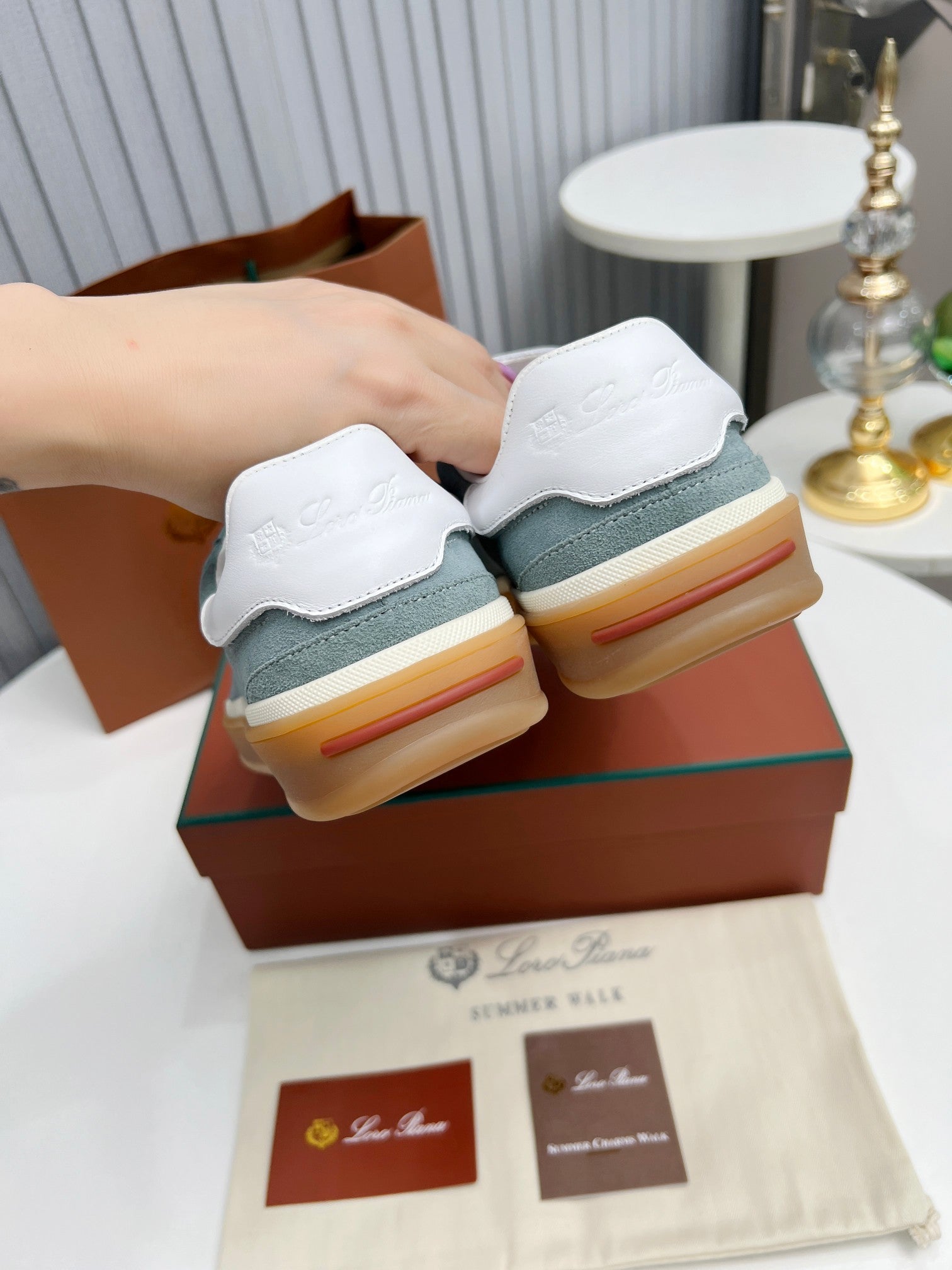 LP TENNIS WALK SNEAKERS STONE SUEDE、mysite、Cacoeks