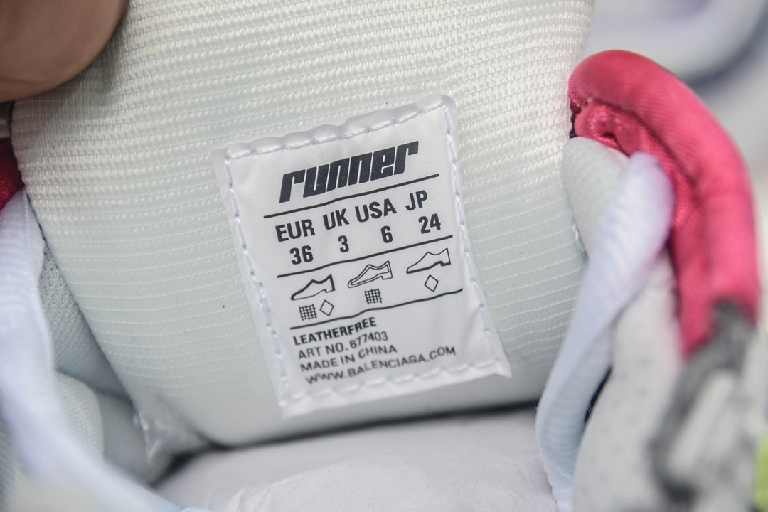 Balenciaga Runner Trainer in Grey Purple Yellow White、mysite、Cacoeks