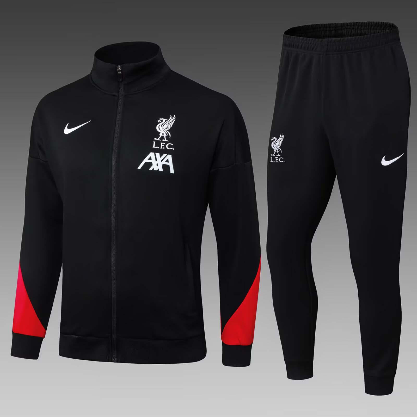 2025/2026 Liverpool Long Zipped Jacket Black Jersey 1:1 Thai Quality Set:football jersey mysite: unitedjerseyfootball 邓江浪:football