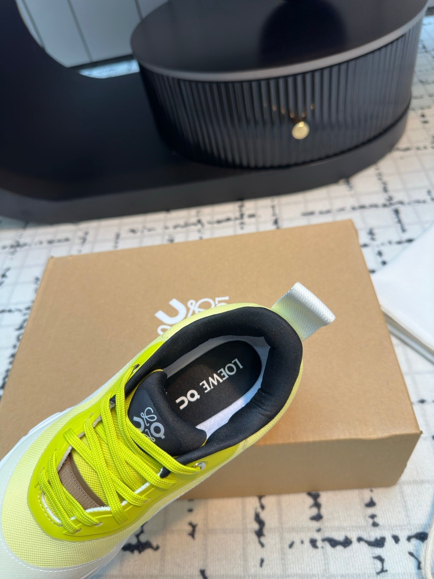 LW CLOUDTILT 2.0 SNEAKER WHITE AND LEMON POLYESTER、mysite、Cacoeks