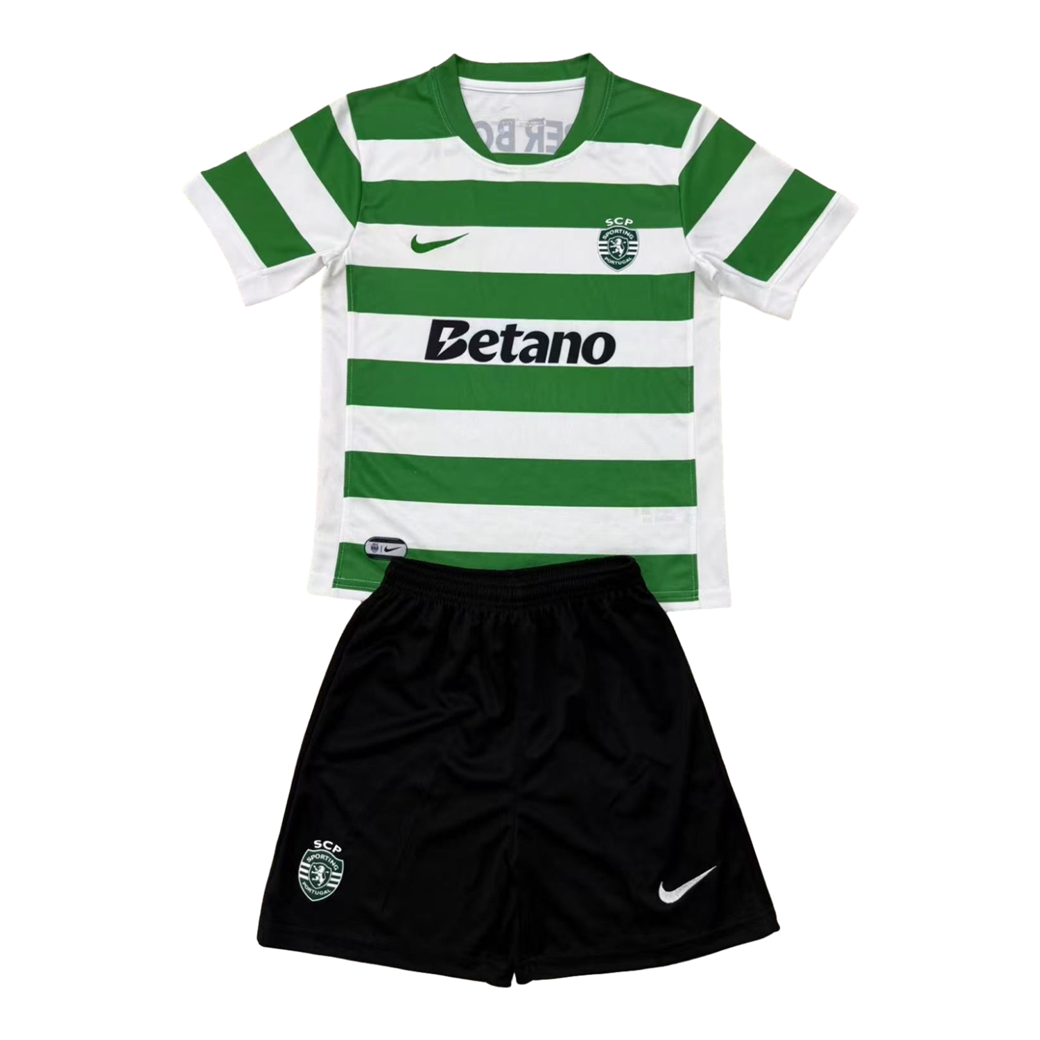 UltraTrikot-Sporting CP 25-26 Home Men's Adult Jersey Set - Fans Version